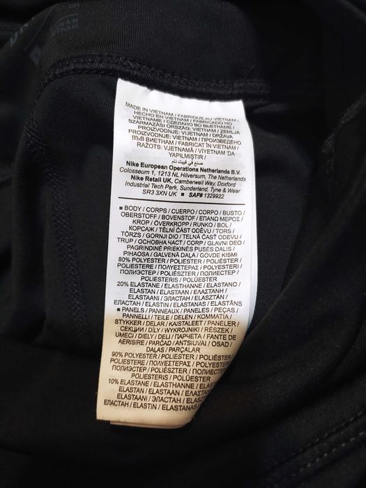Nike Air Epic Fast Dri-FIT legginsy 7/8 czarne sportowe damskie S nowe