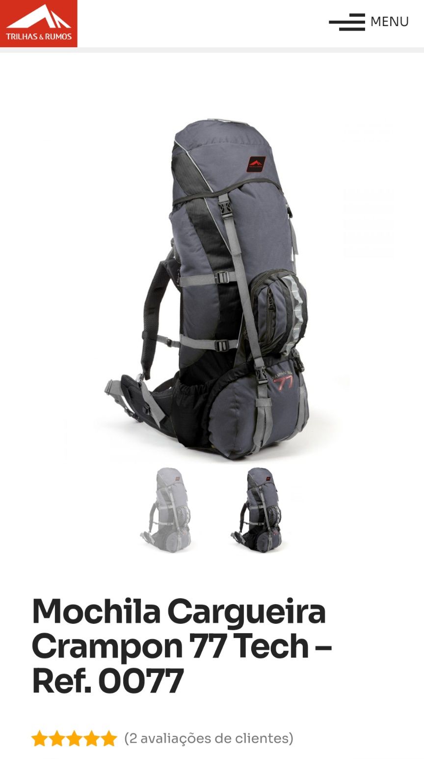 Mochila caminhada/trekking 77L