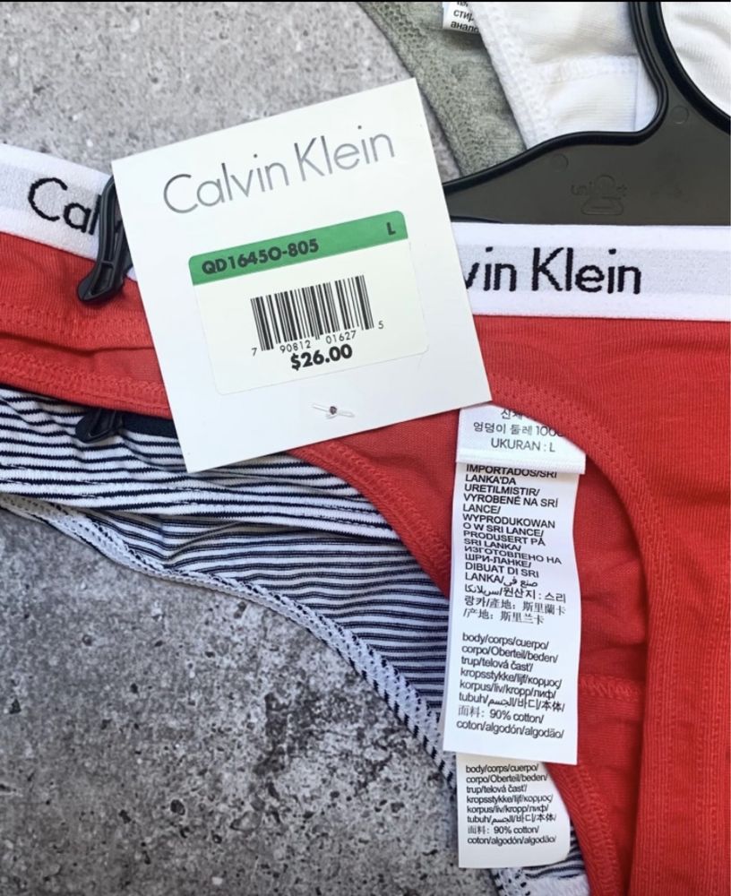Набір жіночих трусиків Calvin Klein /L оригінал