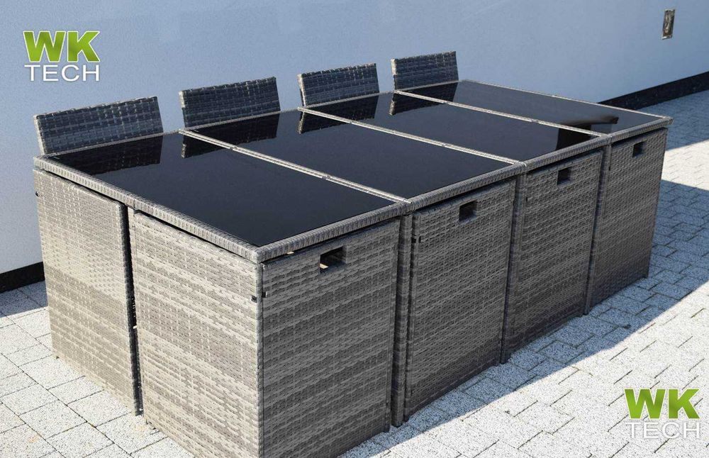 Meble ogrodowe PREMIUM 12 osób NOWE zestaw mebli ogrodowych pokrowiec