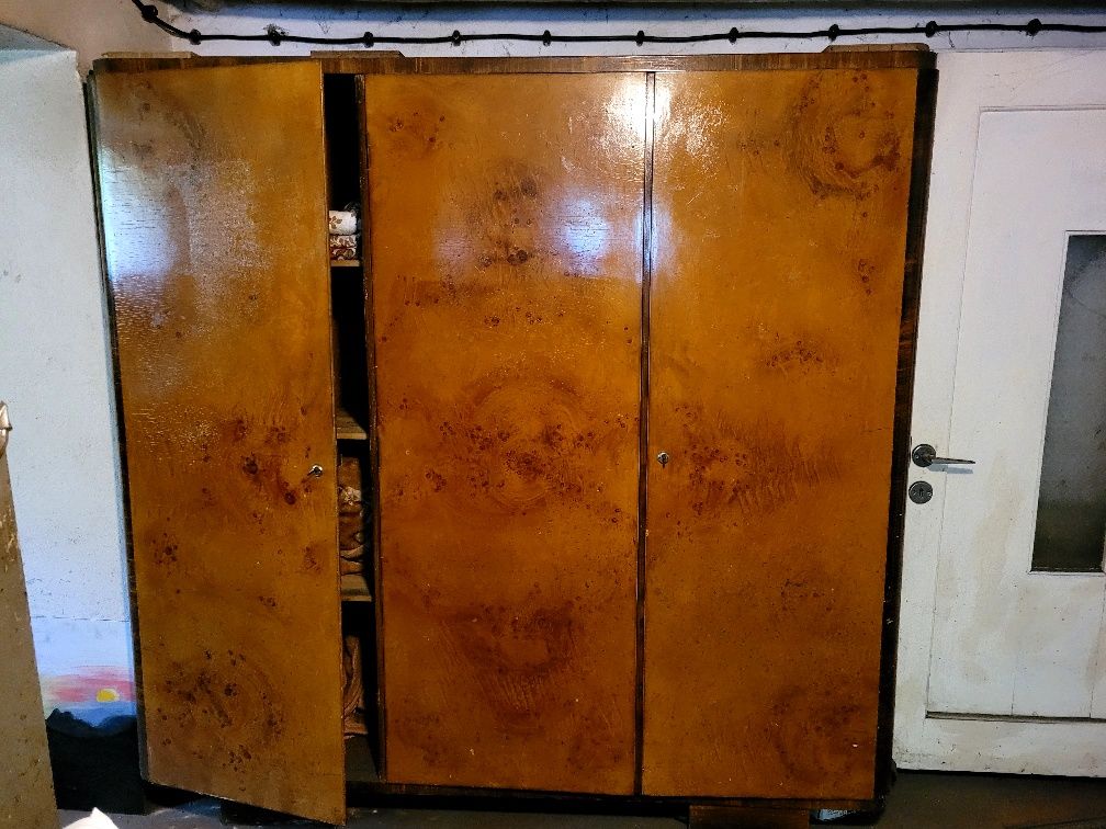 Stara Szafa  fornir 1,8x1,8x0.5m retro