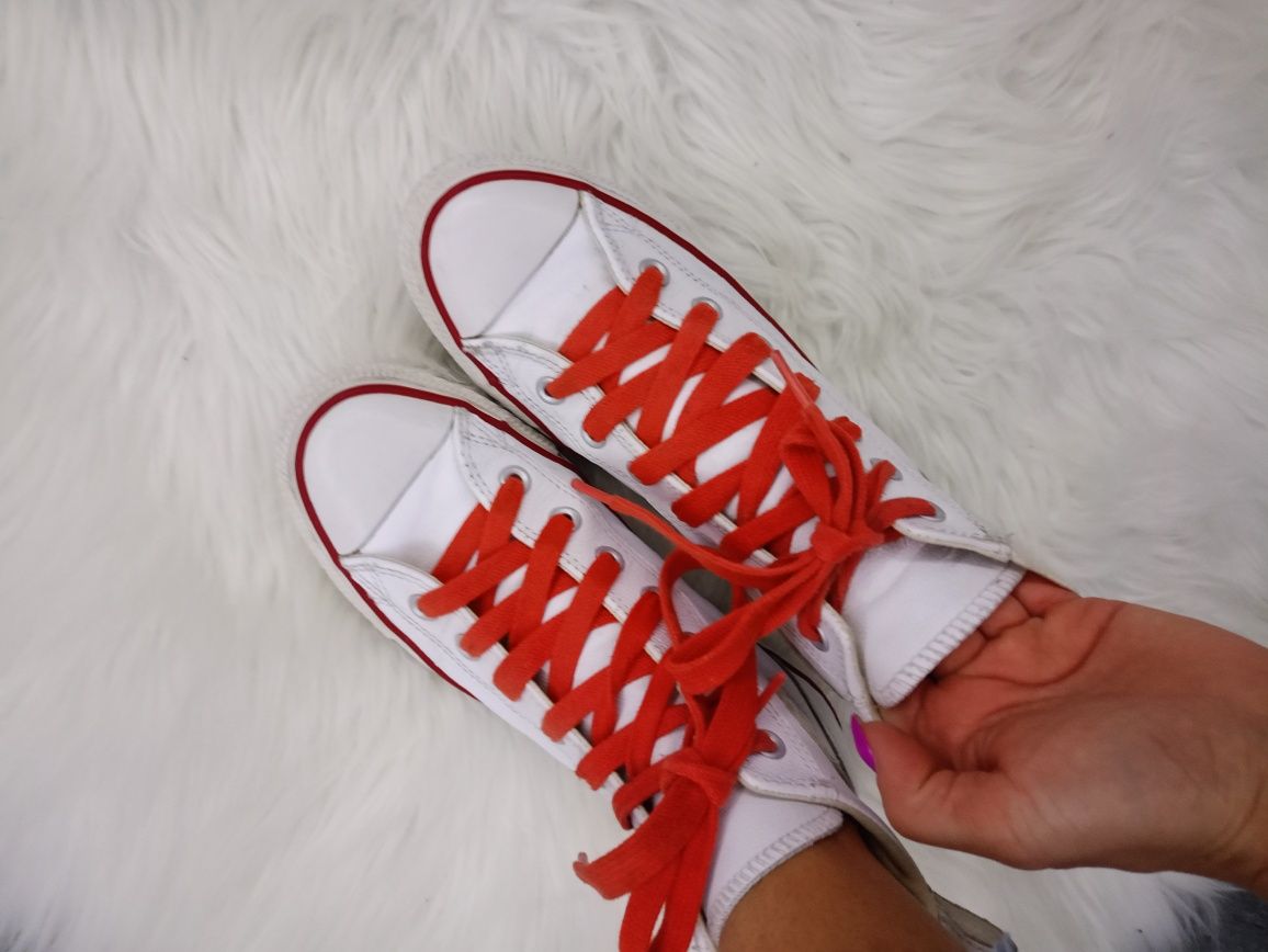 Buty trampki wysokie Converse rozmiar 37 damskie skóra naturalna