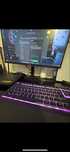 Monitor hp omen 165 hz com colunas e keyboard razer ornata