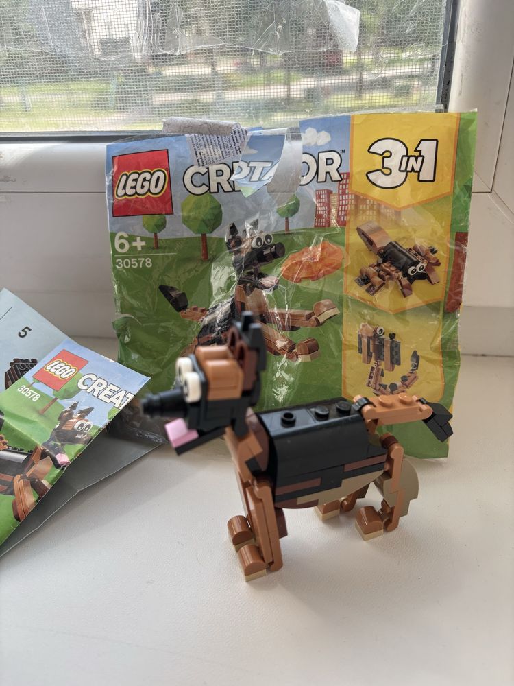 Лего креатор 3 в 1 собака lego creator