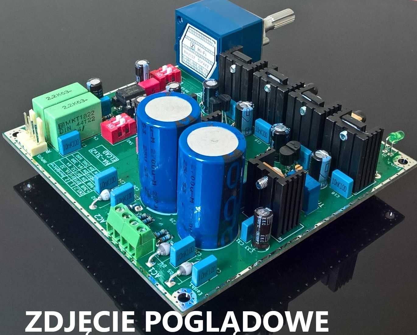 Płytka pcb - wzmacniacz słuchawkowy klon Lechman