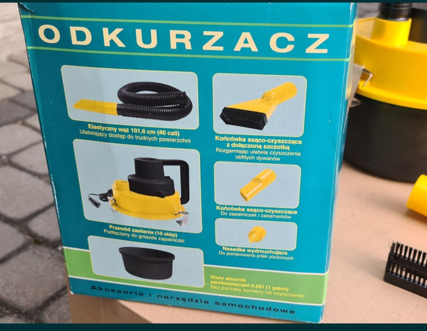 Nowy podręczny odkurzacz 12 V