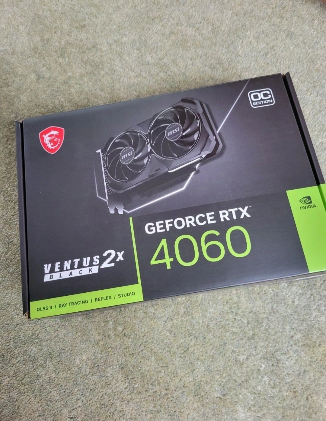 MSI GeForce RTX 4060 Ventus 2X Black OC 8GB GDDR6