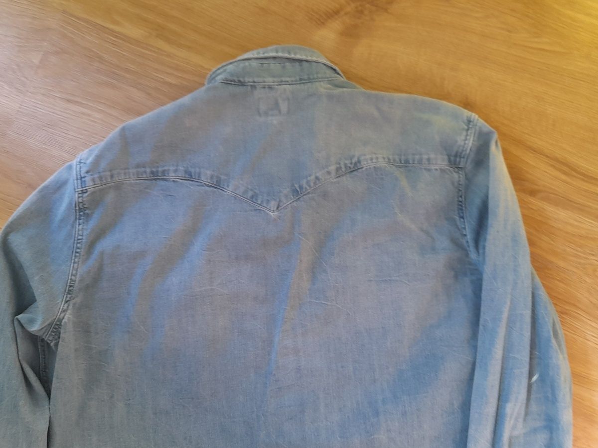 Levis jasna męska koszula jeansowa XL