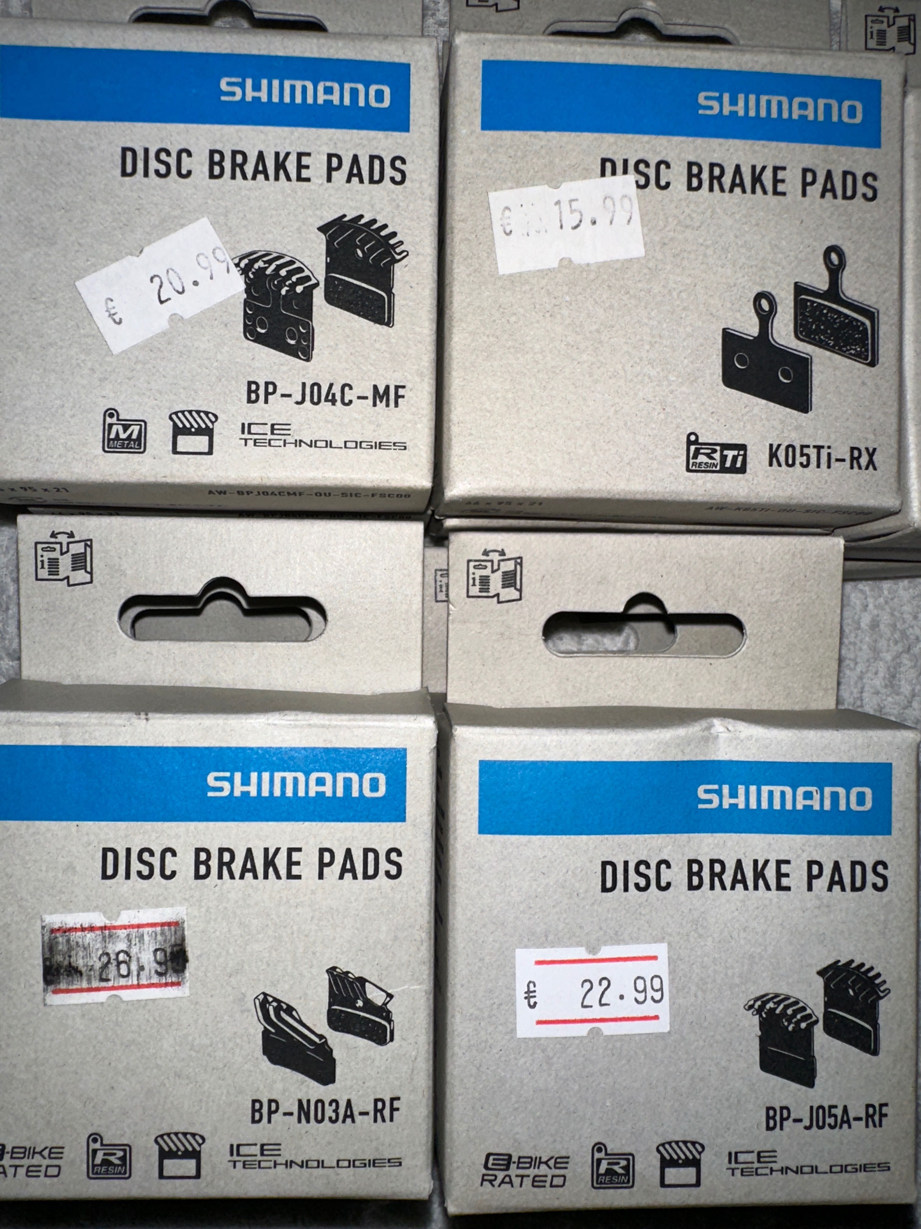 Pastillas de freio Shimano XTR N03A BR-M9120, [2 unidades)