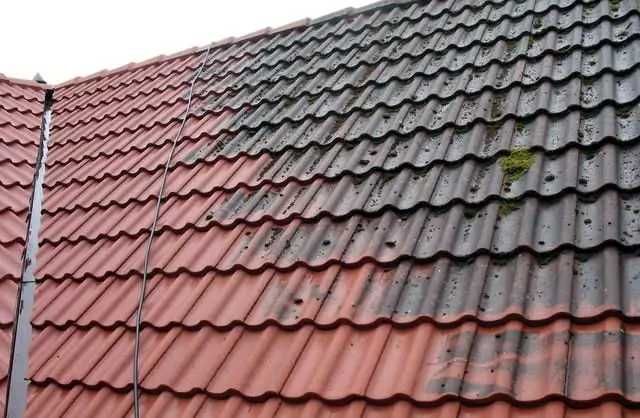 Mycie ciśnieniowe kostki brukowej dachów elewacji