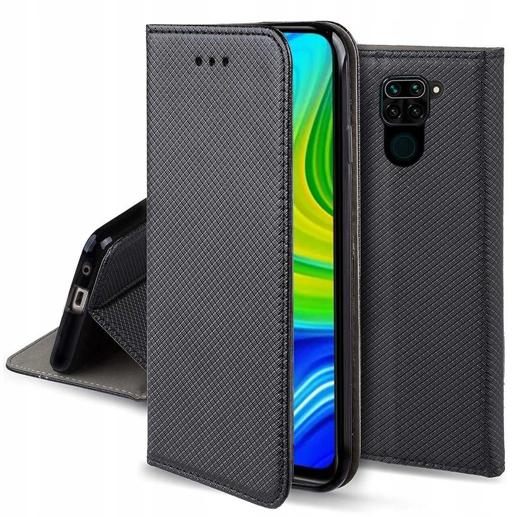 Etui Smart Magnet do Xiaomi Redmi Note 9 + Szkło Hartowane