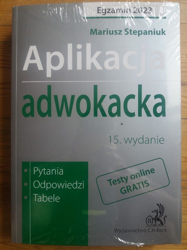 Aplikacja adwokacka 2023 15 wydanie Stepaniuk