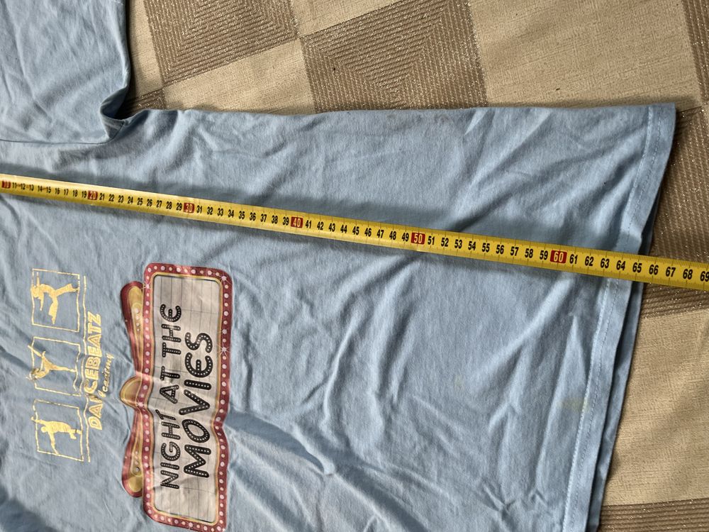 Friut the of loom niebieska bawełniana logo M z nadrukiem cotton 100%