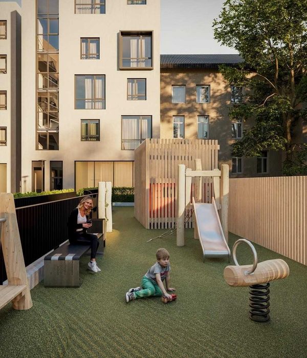 Квартира 51 м² з балконом і кухнею 23 м² — ЖК Harry