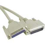 Cabo Paralelo DB25 M - DB25 F