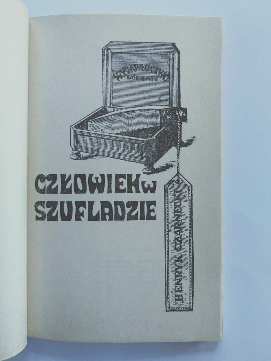 Człowiek w szufladzie Henryk Czarnecki Wydawnictwo Łódzkie 1967