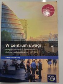 Podręcznik w centrum uwagi 1 zakres rozszerzony jak nowa