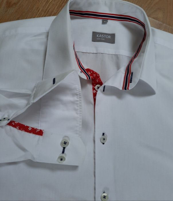 Koszula biała elegancka pod garnitur