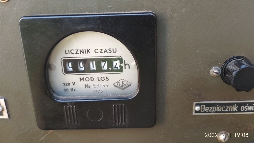 Agregat prądotwórczy PAB-4 ,4KW- 230v-wojskowy