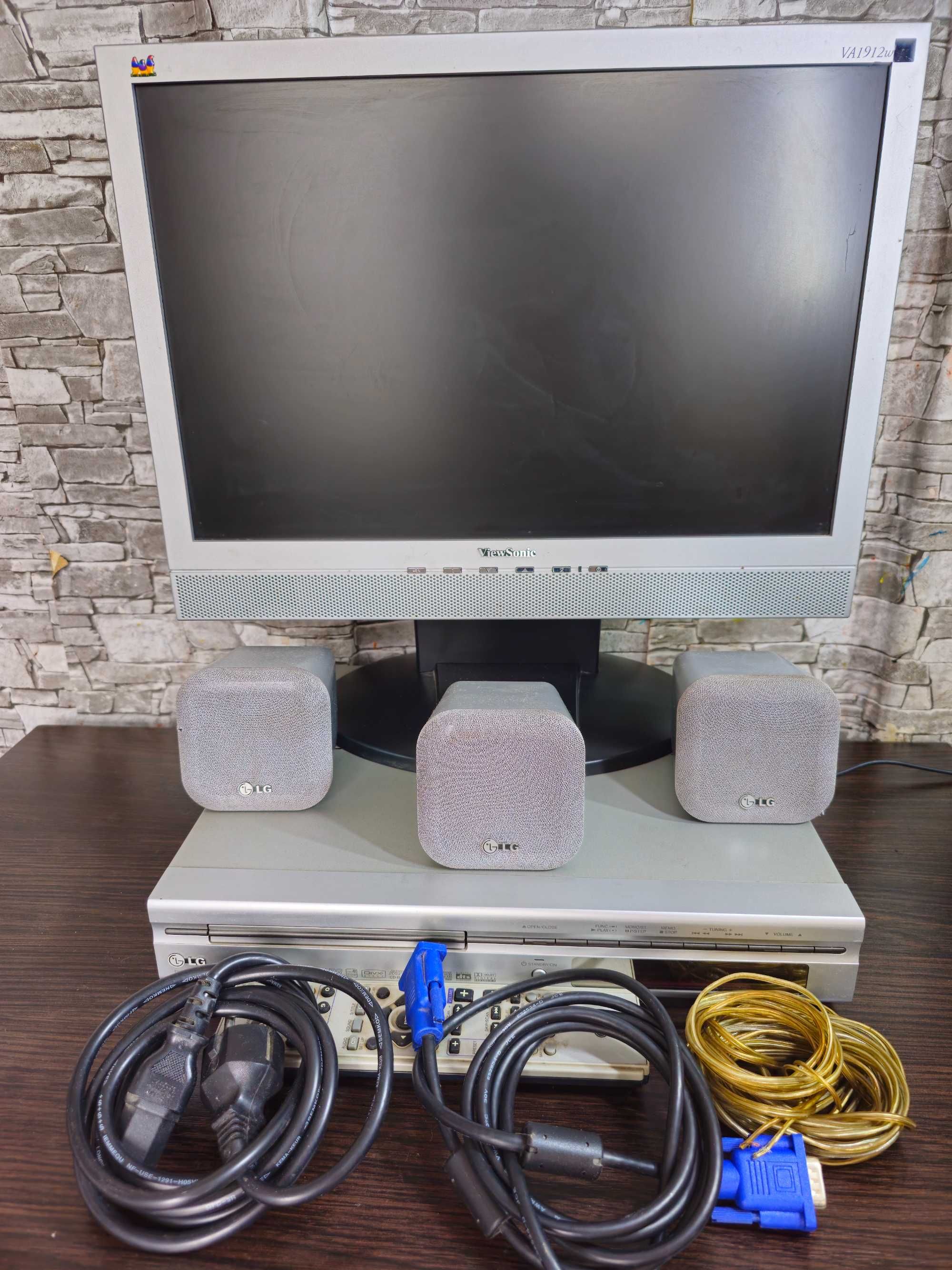 Монитор Viewsonic VA1912w 19 дюймов + ПодарОК Домашний Кинотеатр!
