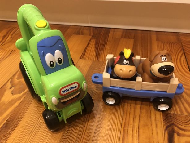Bezpieczny traktorek zabawka dla malucha