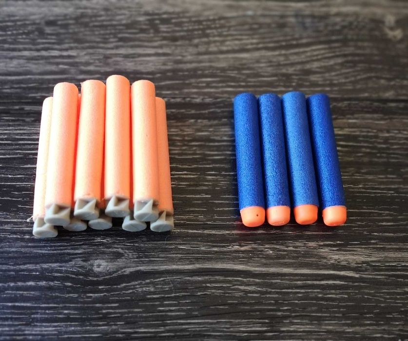 Balas, alvos Nerf e X-SHOT