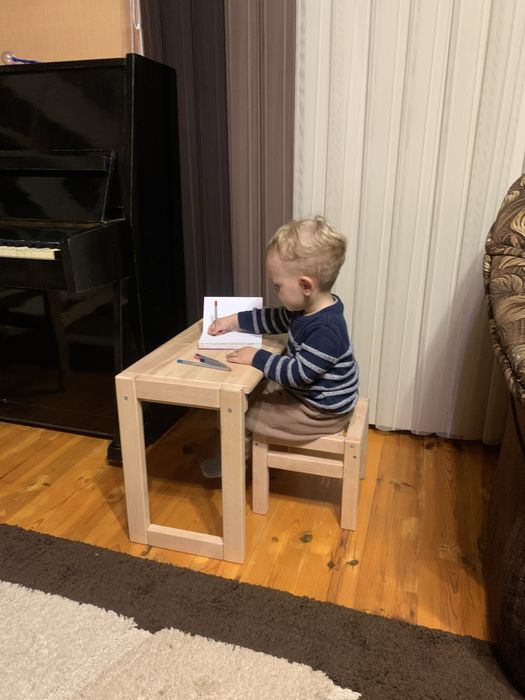 Стіл, стільчик, табурет, комплект дитячих меблів