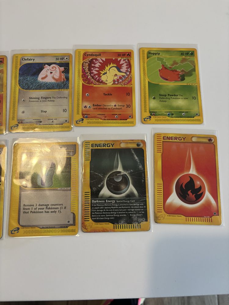 Cartas Pokemon e series Skyridge Expedition Aquapolis