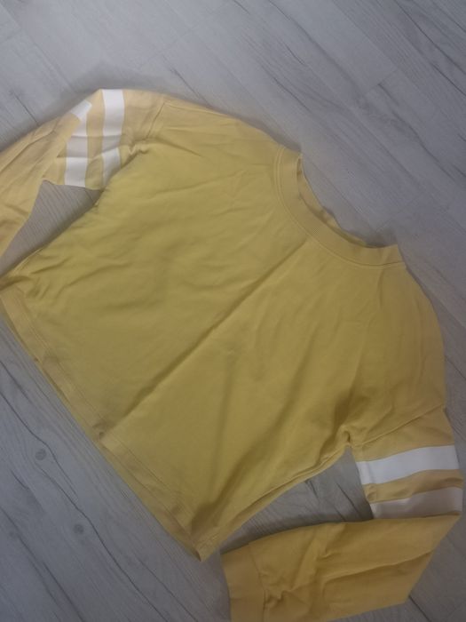Bluza krótka żółta H&M M/L