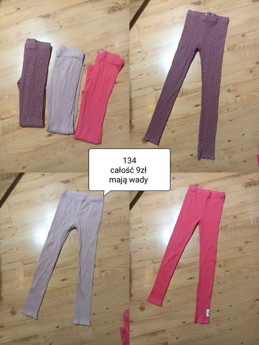 Zestaw leginsów rozmiar 134