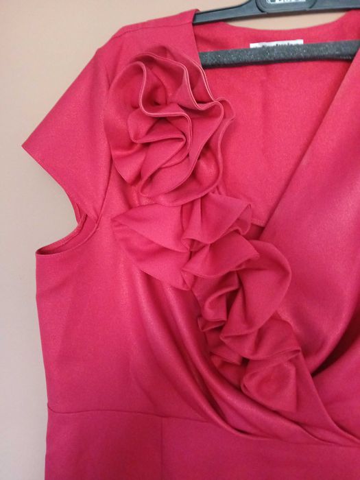 Elegancka długa sukienka wizytowa Rosa rozmiar 48/50/52 5 XL