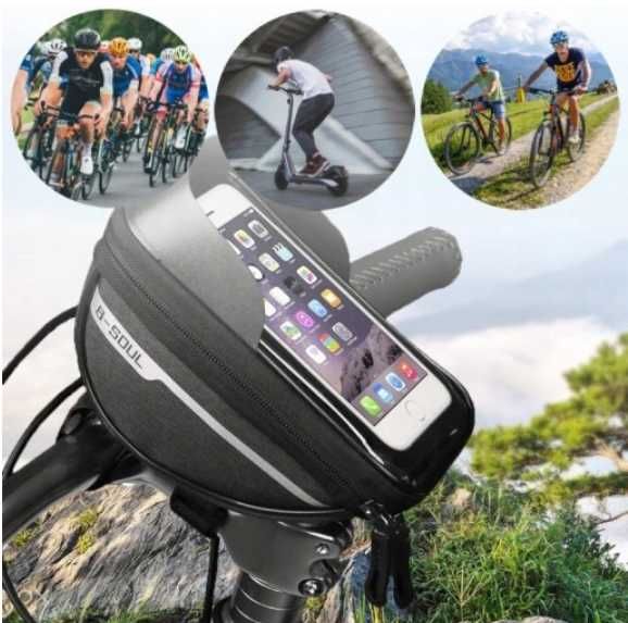 Sakwa na rower, na telefon, uchwyt, torba rowerowa, etui, wodoodporne