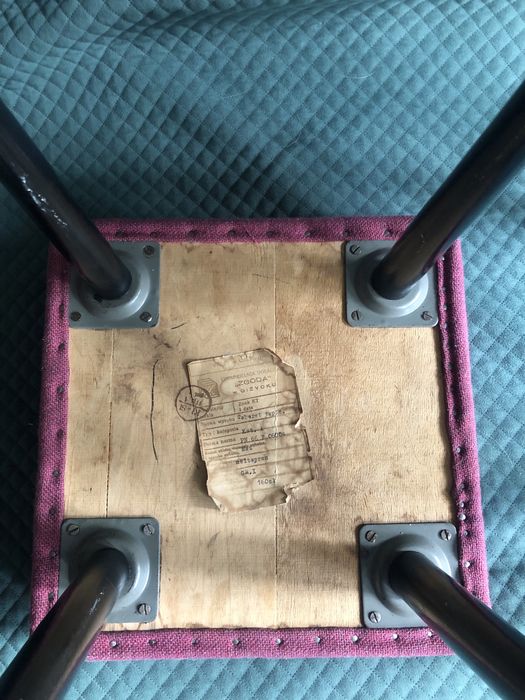 Stołek taboret patyczak Prl 2 szt