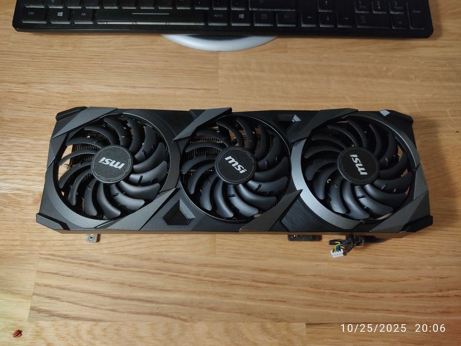 Dissipador + Backplate MSI Ventus 3x RTX 308064552374504961121