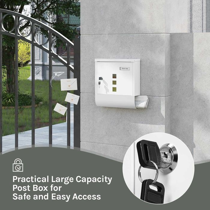 Nowa skrzynka na listy / pocztowa / na kluczyk / WOLTU !A1584!