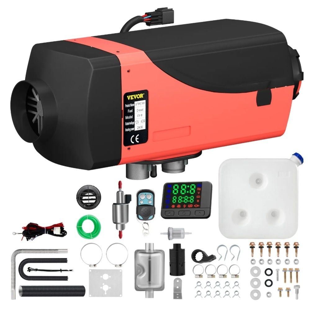 Ogrzewanie postojowe/webasto VEVOR 2 kW NOWE, KOMPLETNE, NIEUŻYWANE