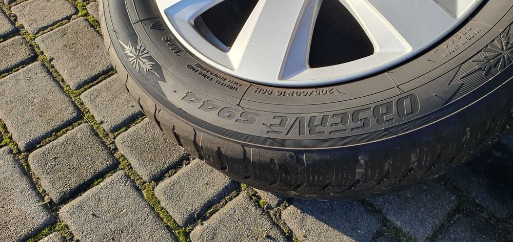 Koła Audi 5x112 opony zimowe Toyo 205/60 16"