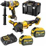 Elektronarzędzia wkrętarka, szilifierka 2x 6.0Ah FLEXVOLT Tstak DeWalt