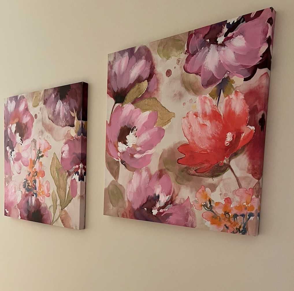 Quadros com flores