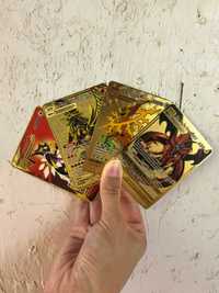 Pokemon Metalowe Złote - 4 Mocne Karty !