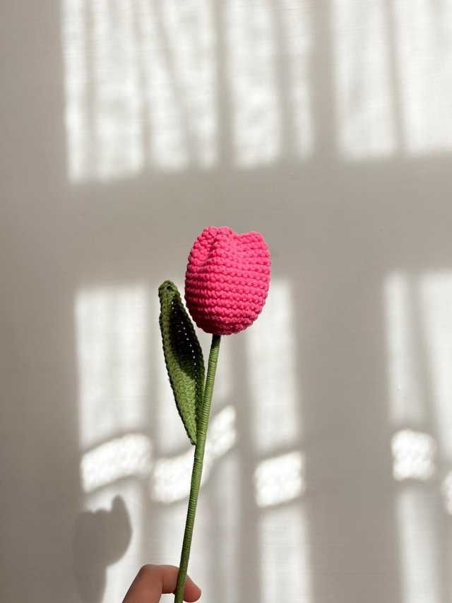 Tulipa em Crochet várias cores