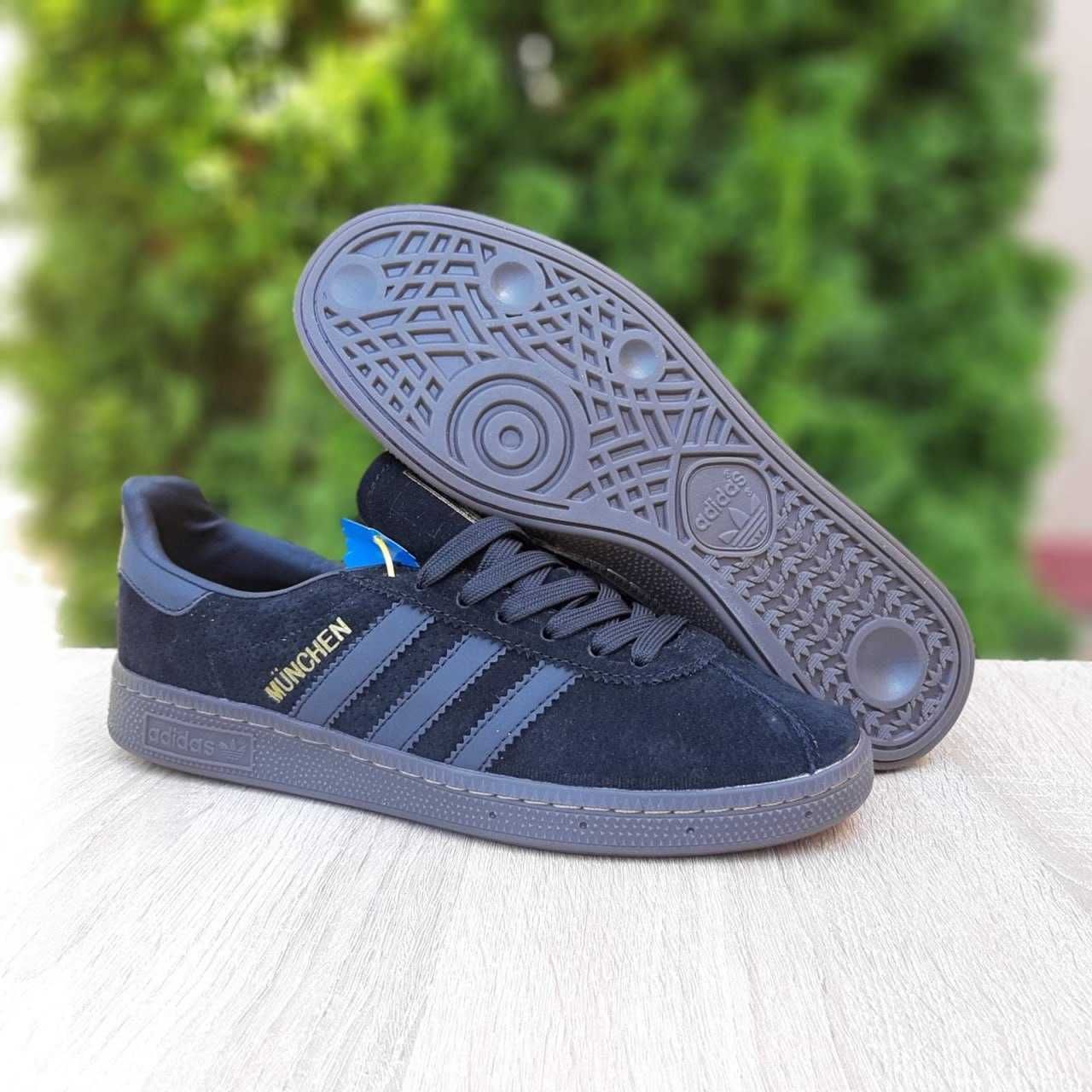 кросівки Adidas Munchen чорні  БЕЗ передоплати!