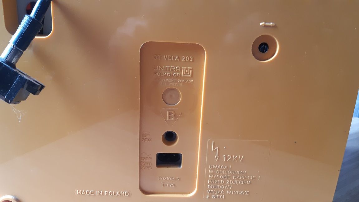 Telewizor Unitra Vela 203 PRL