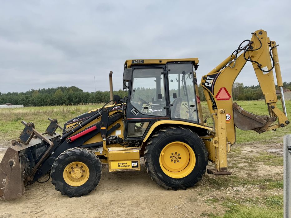 Cat 428c koparko ładowarka caterpillar 428c