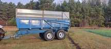 Przyczepa skorupowa tandem duchesne miro 12-13 ton rolland leboulch