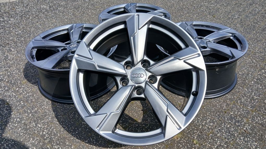 18" Audi jak Rotor 5x112 8j et39 A6 A8 oryginal Schadow Chrom A3 A4 Q5