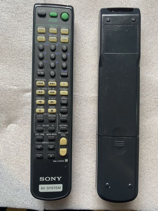 Pilot Sony RM-U306 a STR-DE485,495,585,595