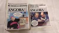 Angora archiwalne gazety z lat 2008 do 2015 /około 85szt/