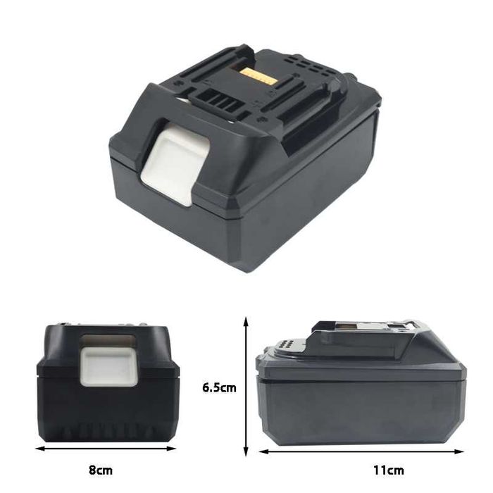 Аккумулятор Li-Ion (с индикатором) Makita 18V, 6000mAh BL1830 10x18650