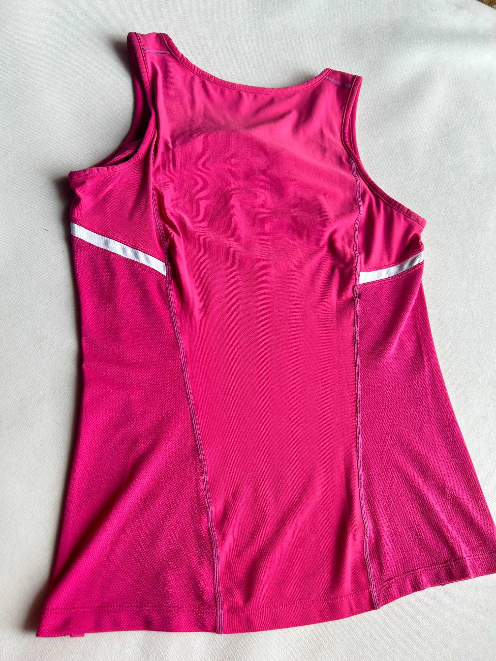 NIKE _ Różowa termoaktywna koszulka ze stanikiem L